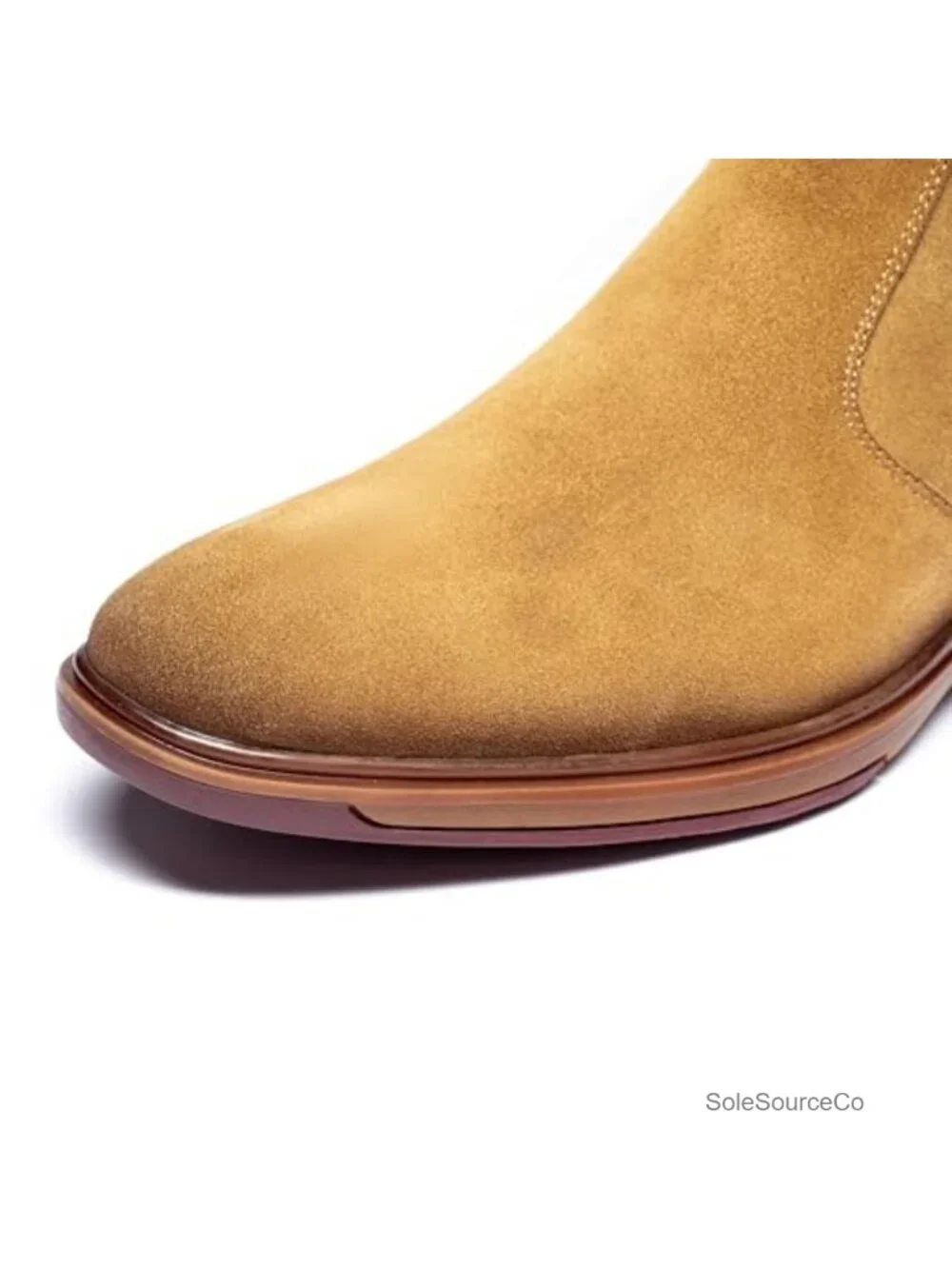 Men's Chelsea Boots Suede Leather Slip-on Ankle Boots